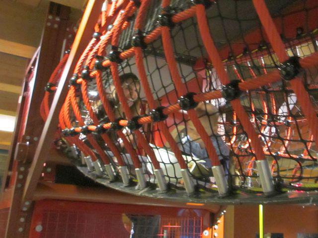 Playing in the construction with Mommy