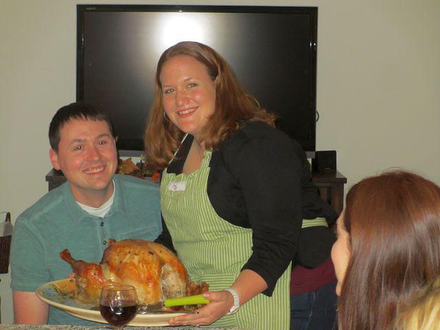 The Happy Couple Hosting Their First Thanksgiving