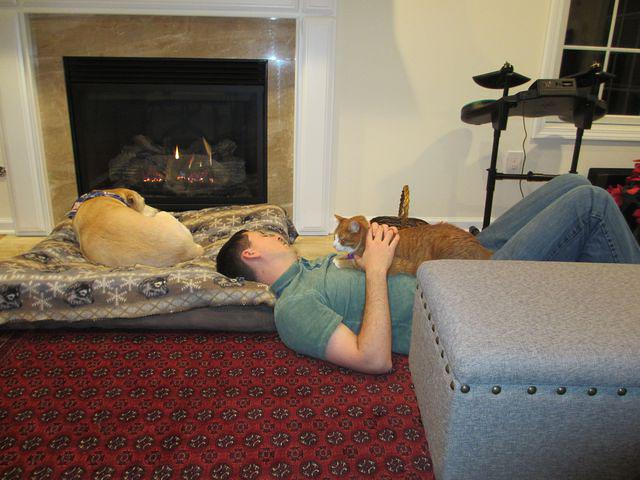 Dusty, Brian and Ginger Recovering......