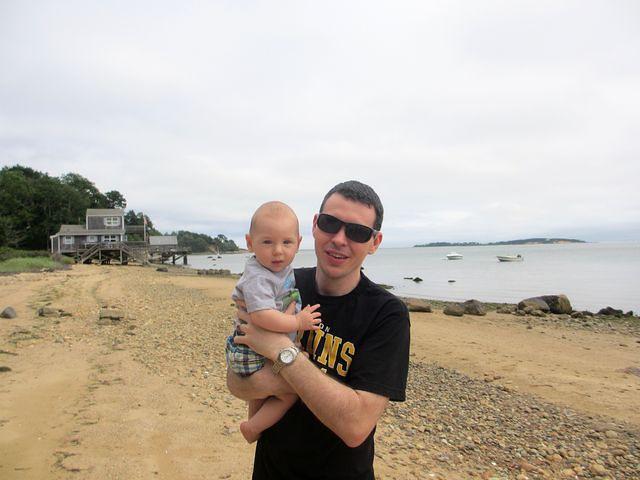 Thomas and Sean checking out Pleasant Bay