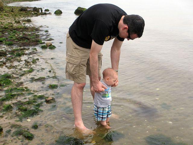Checking out the water