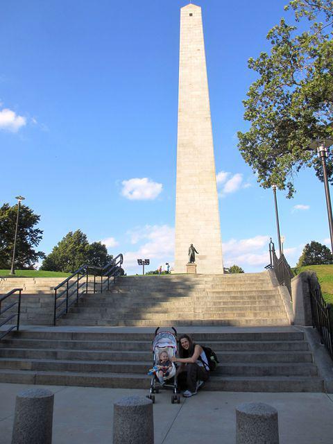 Thomas and Beth at the Bunker Hill Monument