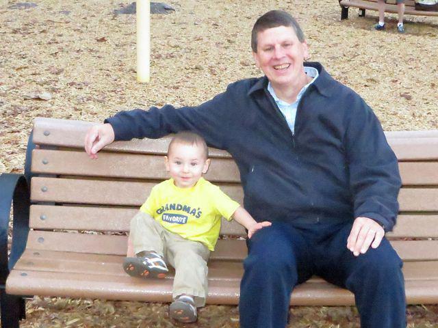 Kicking back with Grandpa