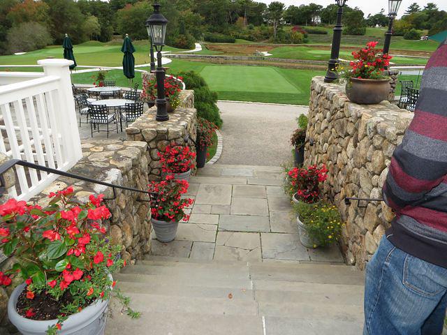 Sean looking outtowards the ceremony site