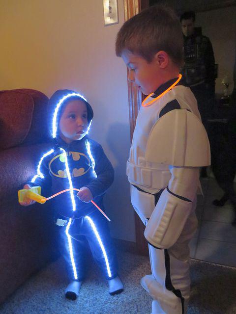 Stick figure and storm trooper