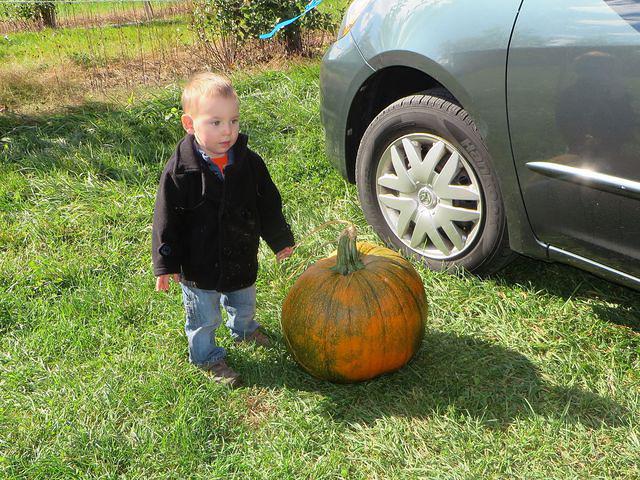 Thomas checking out the winner