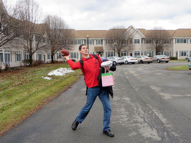 Darren playing handicapped