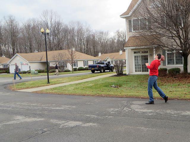 One last throw by Darren before hitting the road