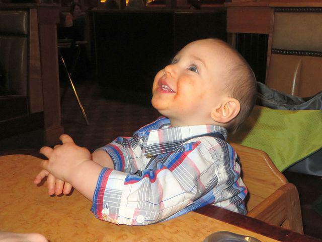 Saucy boy with a saucy face