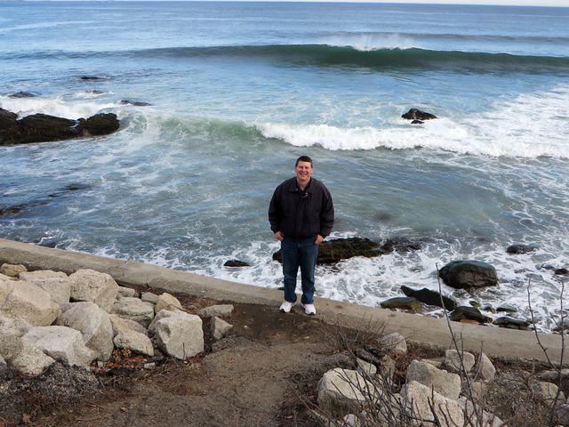 Dave breaking the rules..... left the trail  :) 2