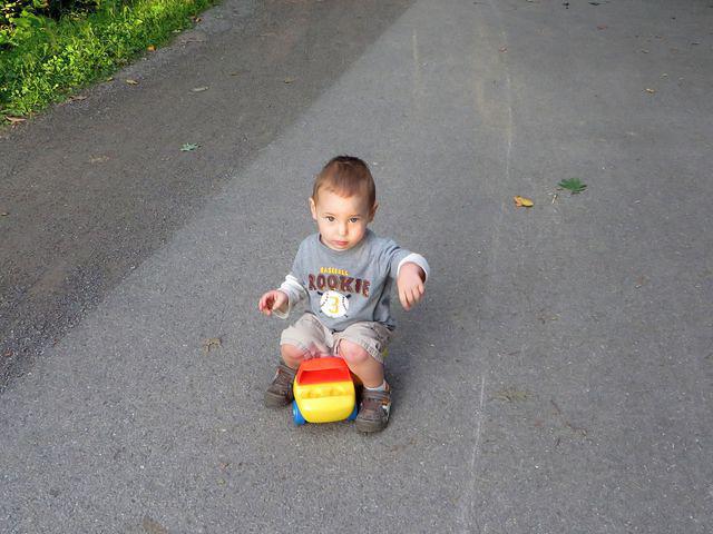 Truck becomes riding toy