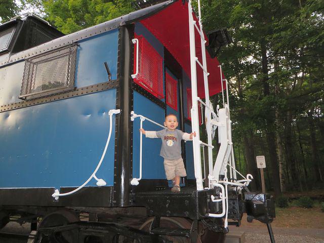 Enjoying the traffic going by