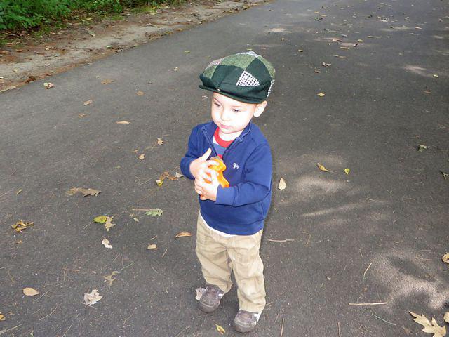 Clutching a cool rock