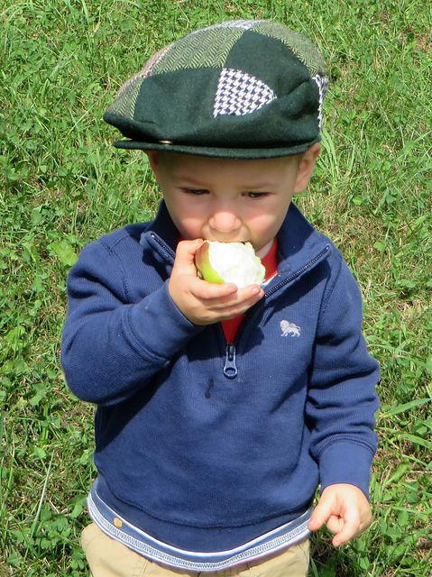 Still working the apple