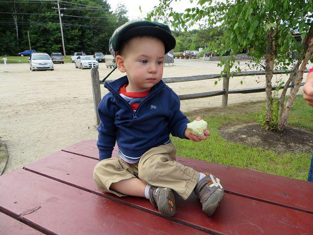 Still working it at our picnic