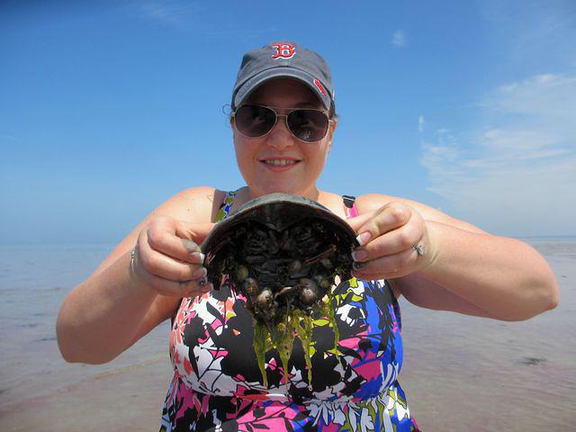Breanna has turned into a great low tide adventurer