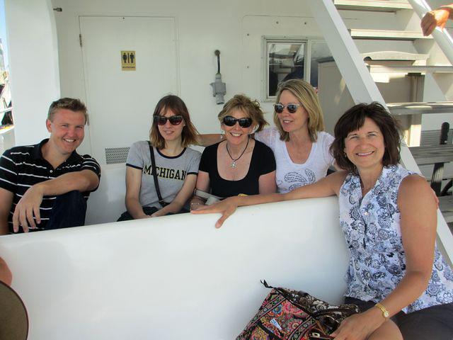 Jamie, Alyssa, Laura, Laurie, and Kat ready for the ride