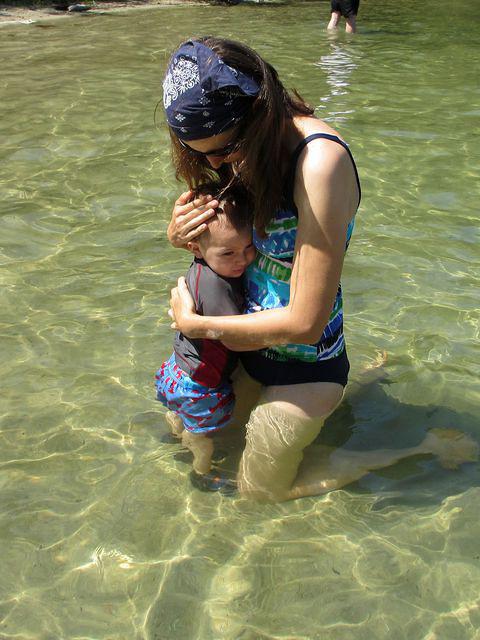 Mommy snuggles always help