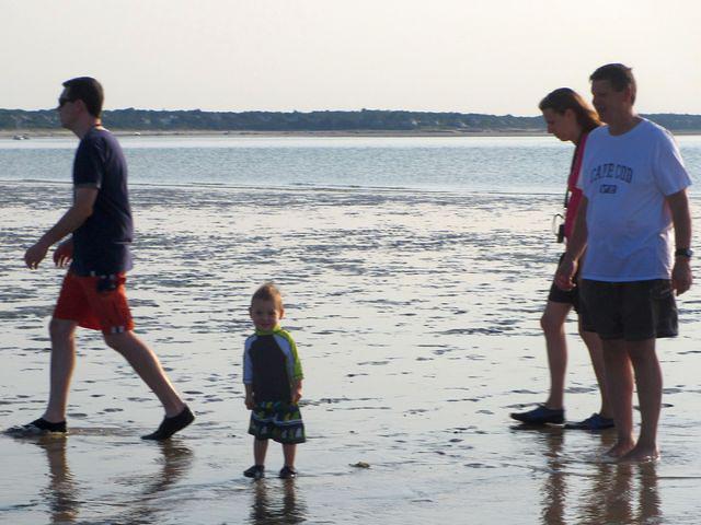 Heading back to shore