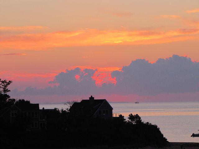 Rainbow off the Dune Road house 2
