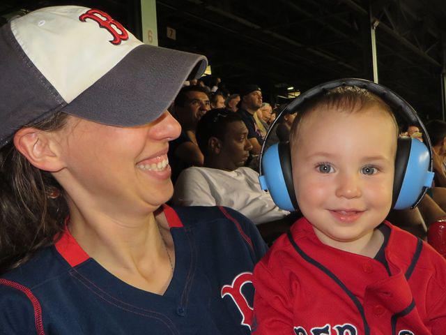 Dug out the ear protectors himself......