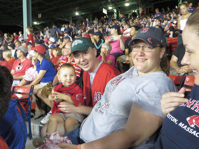 Thomas checking out his crazy family