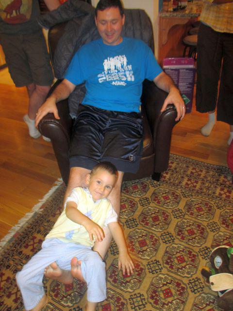 Brian getting a workout