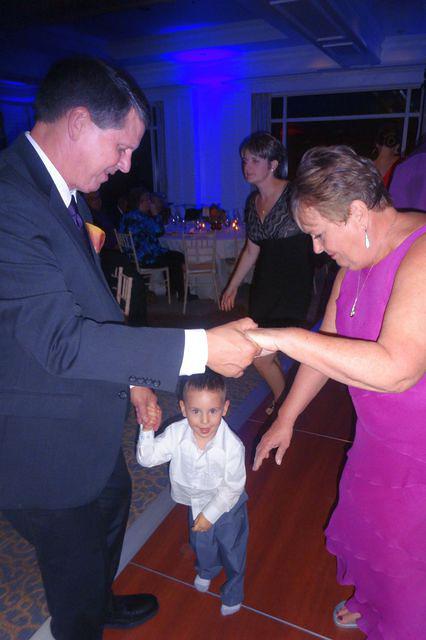 Dancing with His Grandparents
