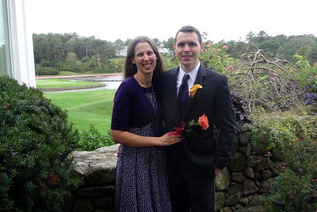 Sean and Beth by the Cranberries