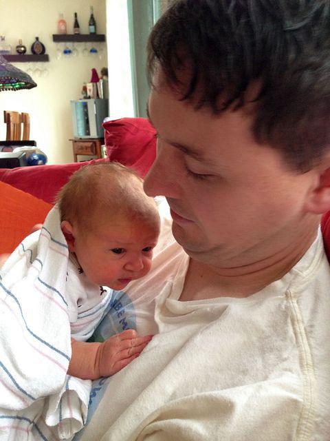 Working his neck muscles