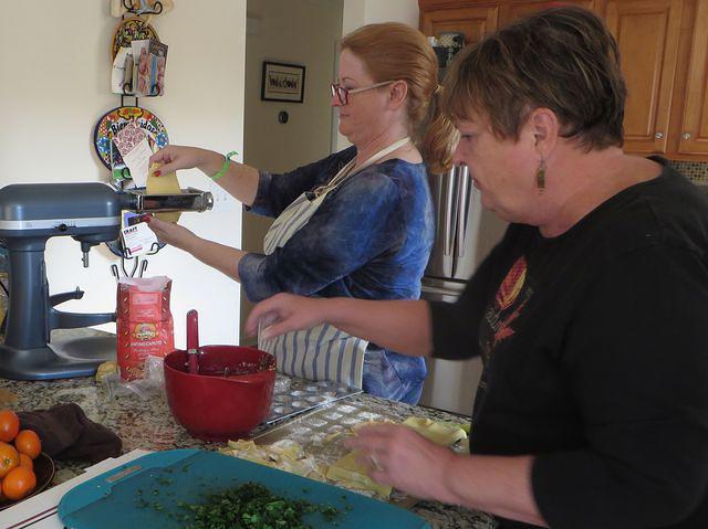 Homemade Mushroom Ravioli