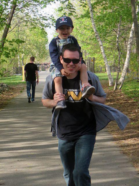 Crazy ride with Daddy