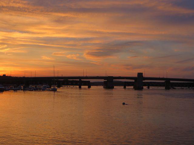 Ending our day with a nice sunset