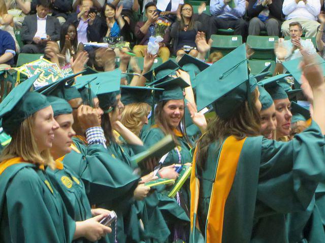 Ceremonial moving of the tassels