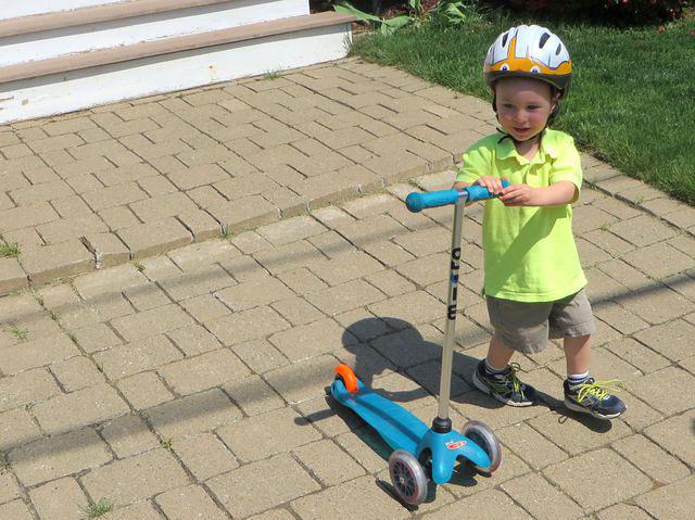 Look at my new scooter!