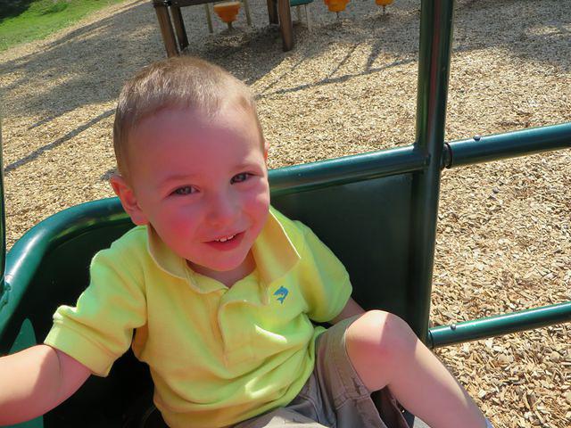 Chilling in the jeep