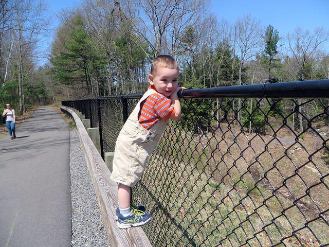 Hanging out on the bridge