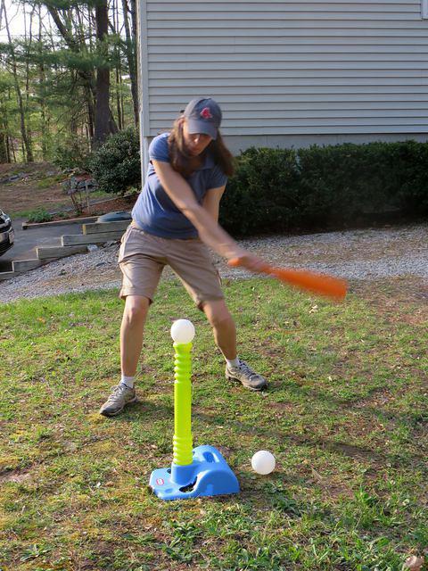 Beth showing her skills