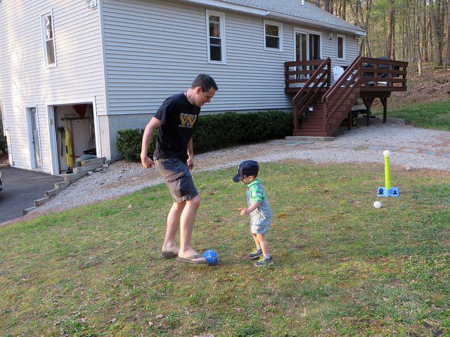 Daddy is in on the action