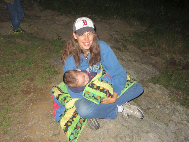 Went in for a snuggle and stayed for a sleep