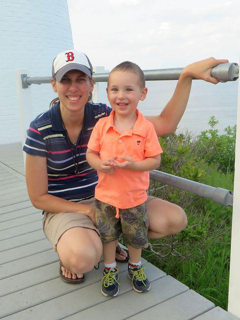 Beth and Thomas at the top