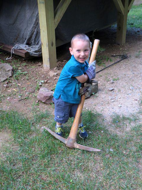 This Pick ax is heavy