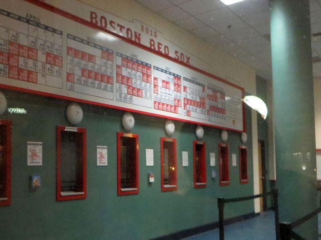 Peering into Fenway Ticket Office