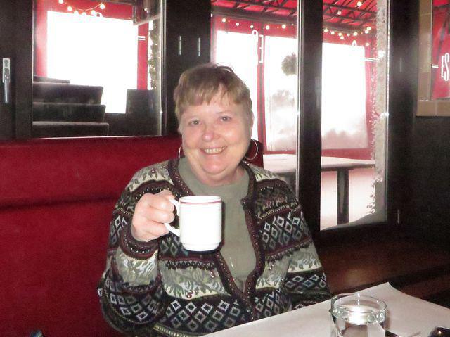 Happy Coffee Drinker