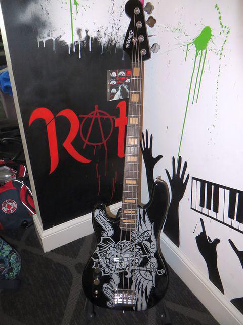 Guitar from the Dropkick Murphys