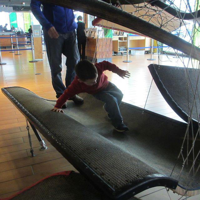 Entering the Climbing Structure