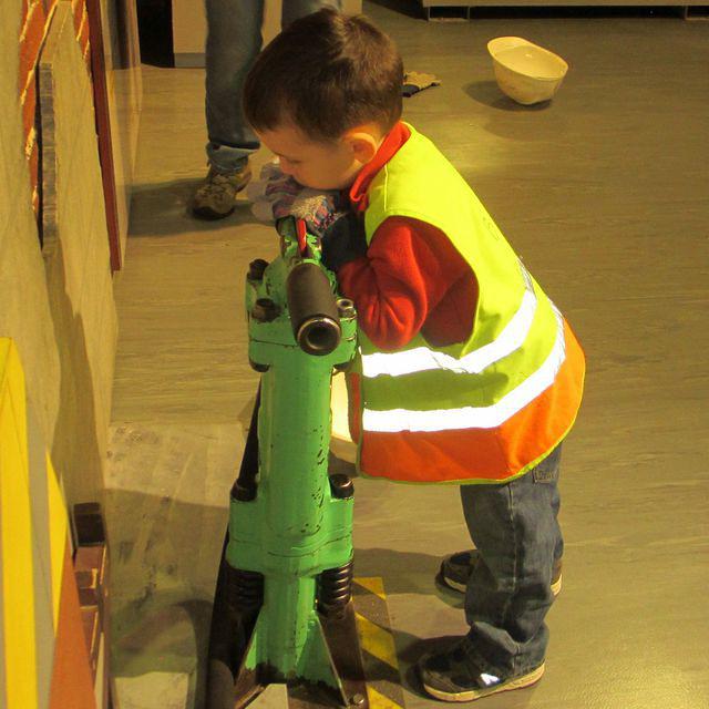 Jackhammering With Safety Gear