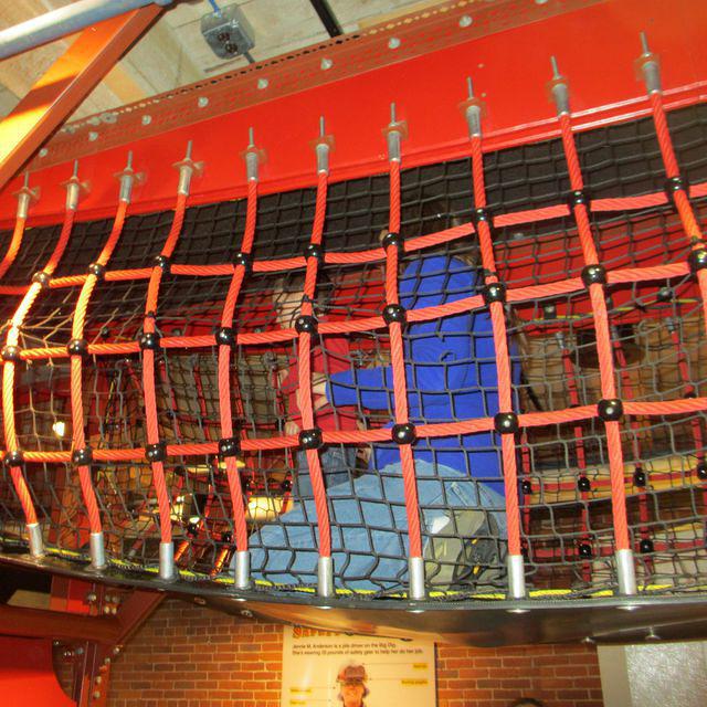 Thomas and Mommy in the Construction Tunnel