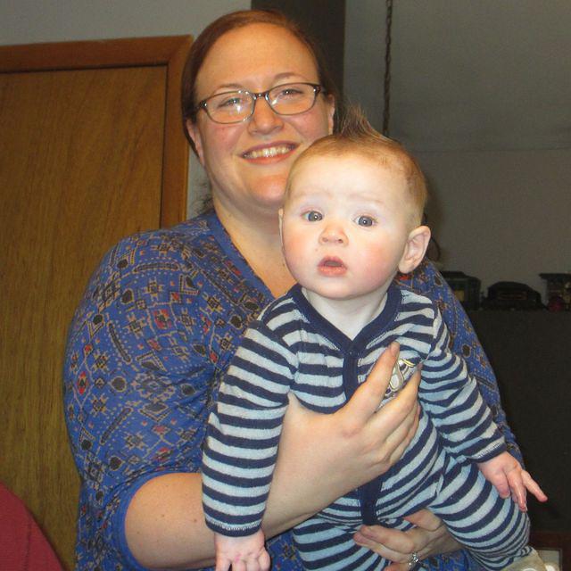 All cleaned up and sporting a Mohawk