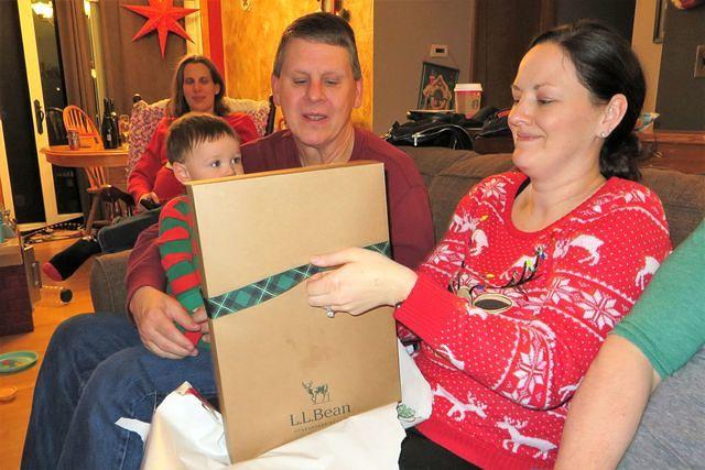 Grandpa has his Hands Full